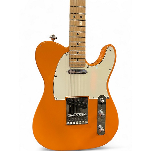 Used Fender Player Telecaster Capri Orange Solid Body Electric Guitar