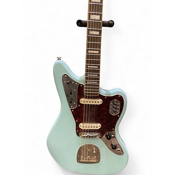 Used Squier Jaguar Classic Vibe 70s Daphne Blue Solid Body Electric Guitar
