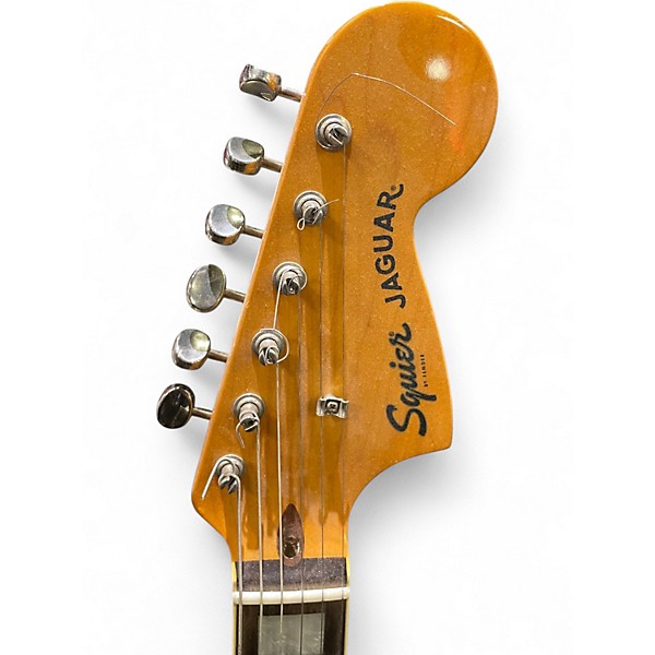 Used Squier Jaguar Classic Vibe 70s Daphne Blue Solid Body Electric Guitar