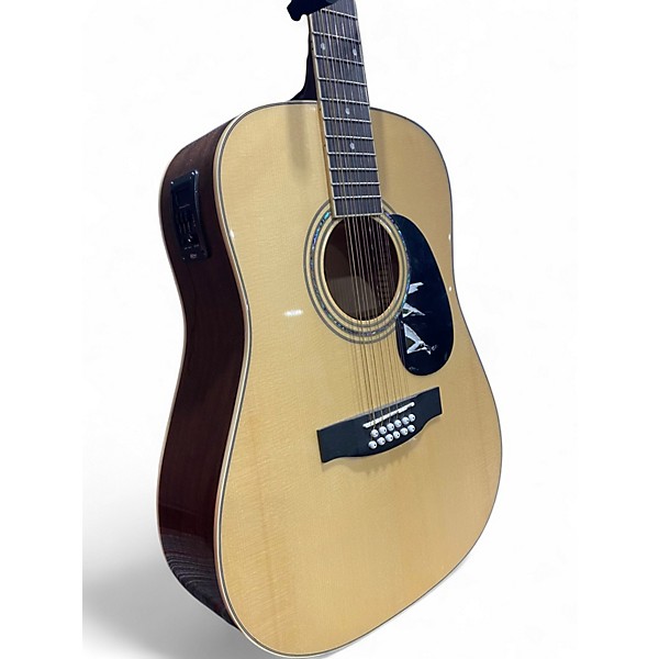 Used Mitchell D120S12E Natural 12 String Acoustic Electric Guitar