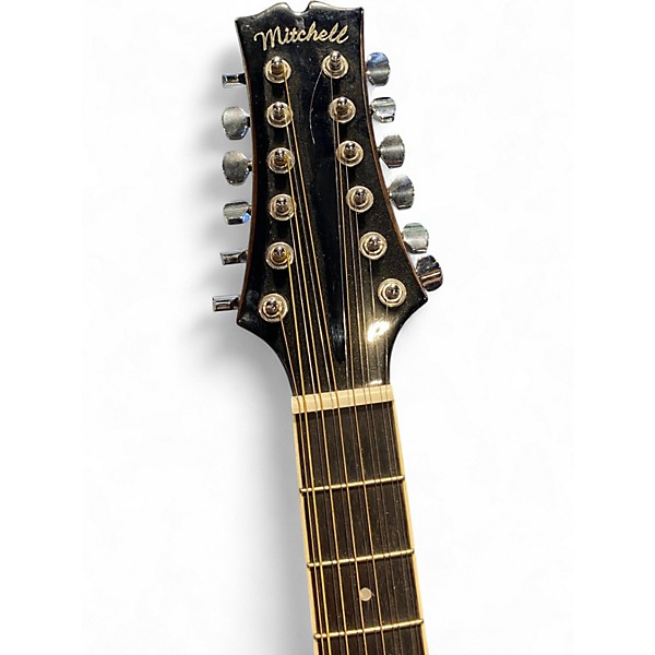 Used Mitchell D120S12E Natural 12 String Acoustic Electric Guitar