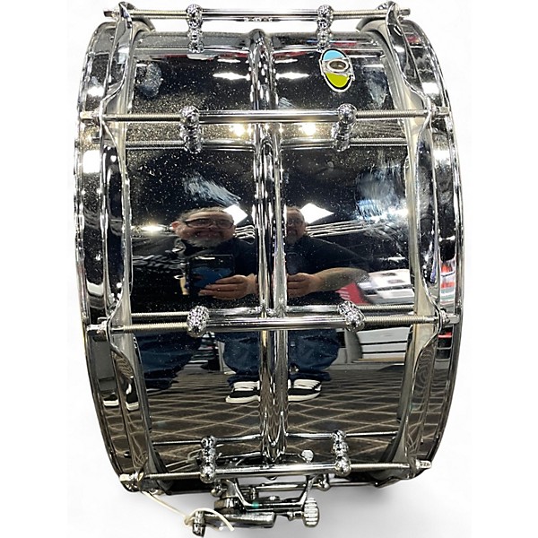 Used Ludwig 8X14 Supralite Snare Chrome Drum
