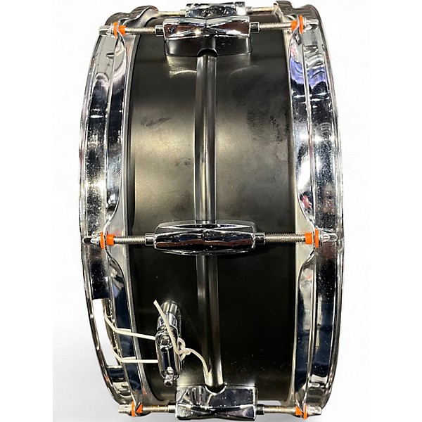 Used Pearl 5.5X14 genuine steel shell black matte  Drum
