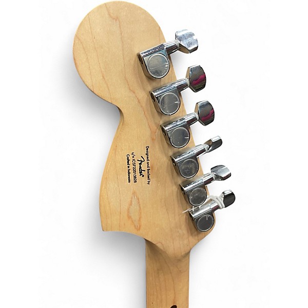 Used Squier Bullet Mustang HH WHITE Solid Body Electric Guitar