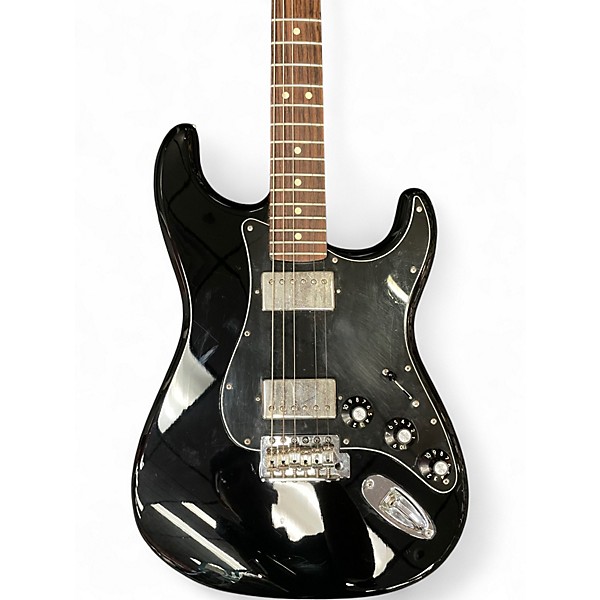 Used Fender Standard Stratocaster Black Solid Body Electric Guitar