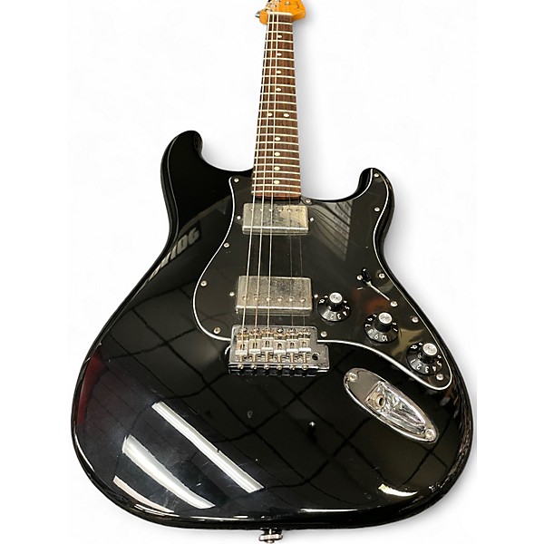 Used Fender Standard Stratocaster Black Solid Body Electric Guitar