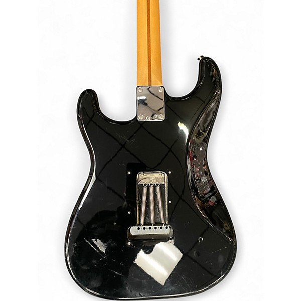 Used Fender Standard Stratocaster Black Solid Body Electric Guitar