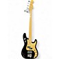 Used 2005 Fender American Deluxe Precision Bass Black and Gold Electric Bass Guitar thumbnail