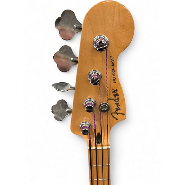 Used Fender player p bass teal Electric Bass Guitar