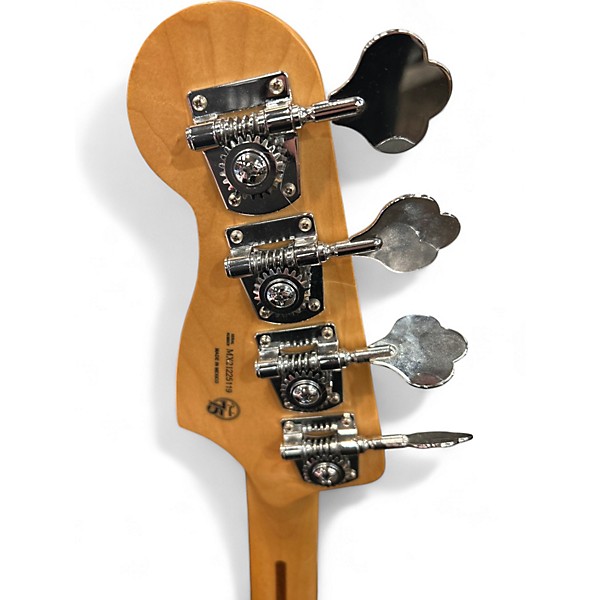 Used Fender player p bass teal Electric Bass Guitar