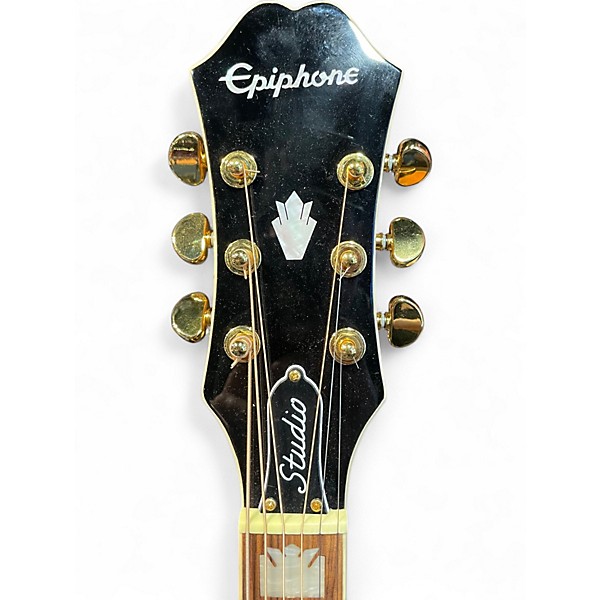 Used Epiphone J-200EC Studio 3 Color Sunburst Acoustic Electric Guitar