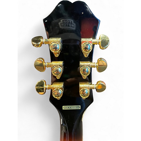 Used Epiphone J-200EC Studio 3 Color Sunburst Acoustic Electric Guitar