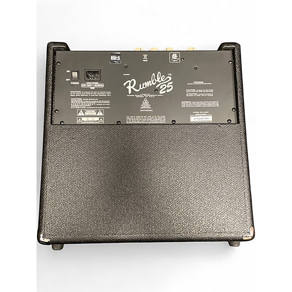 Used Fender Rumble 25 25W 1x8 Bass Combo Amp