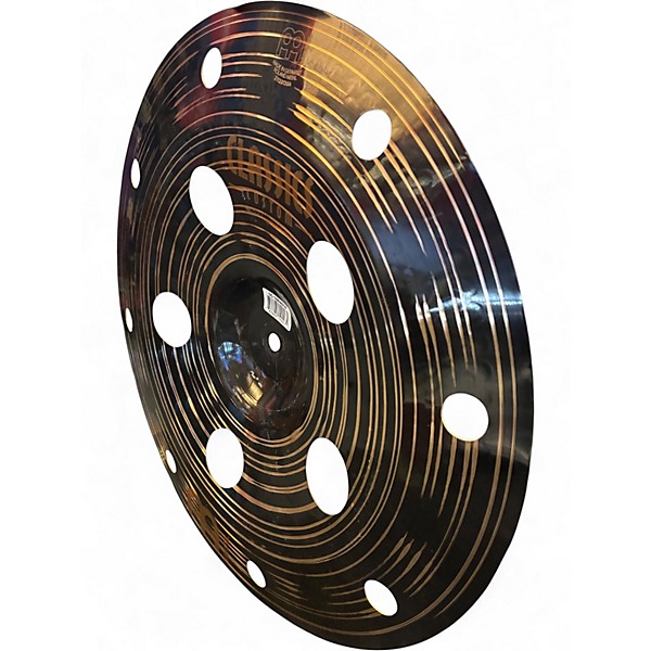 Used MEINL 16in CLASSIC CUSTOM DARK TRASH STACK TOP Cymbal