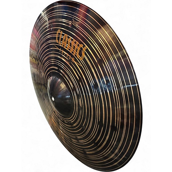 Used MEINL 20in CLASSIC CUSTOM DARK CRASH Cymbal
