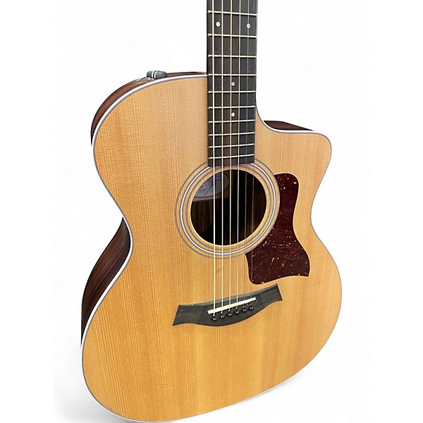Used Taylor 214CE Natural Acoustic Electric Guitar