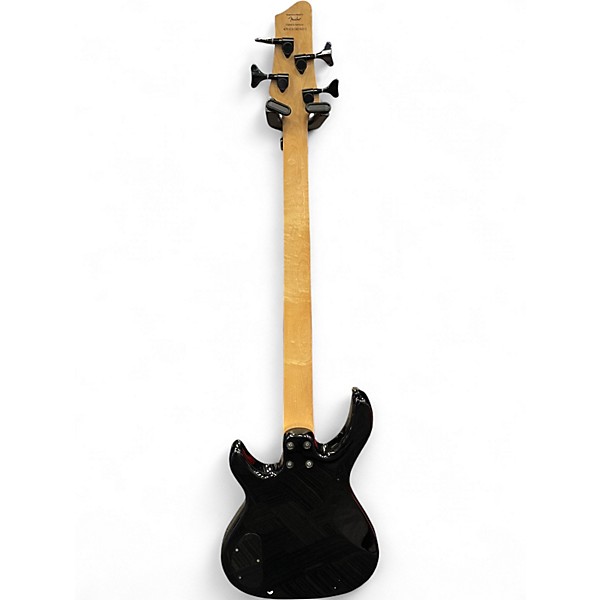 Used Squier MB4 Skull & Crossbones Black Electric Bass Guitar