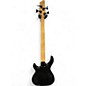 Used Squier MB4 Skull & Crossbones Black Electric Bass Guitar
