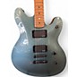 Used Squier Contemporary Active Starcaster Gunmetal Gray Hollow Body Electric Guitar