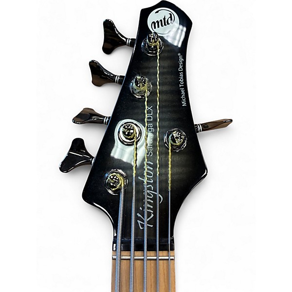 Used MTD Kingston Saratoga DLX 5-String Trans Charcoal Electric Bass Guitar
