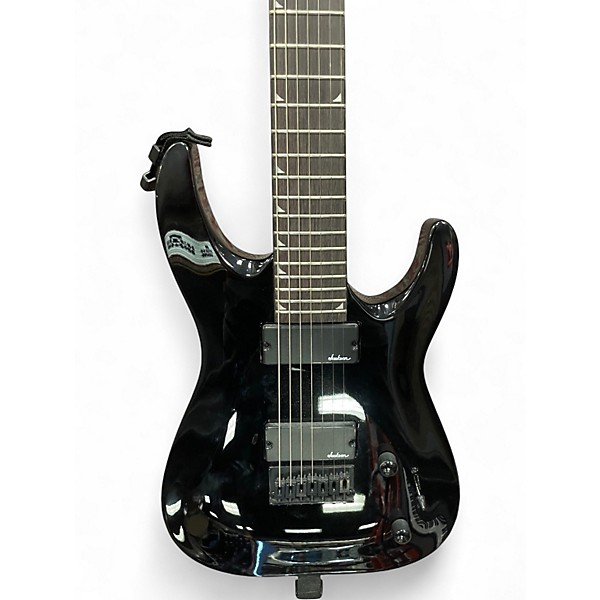 Used Jackson JS22-7 Dinky 7 String BLACK Solid Body Electric Guitar