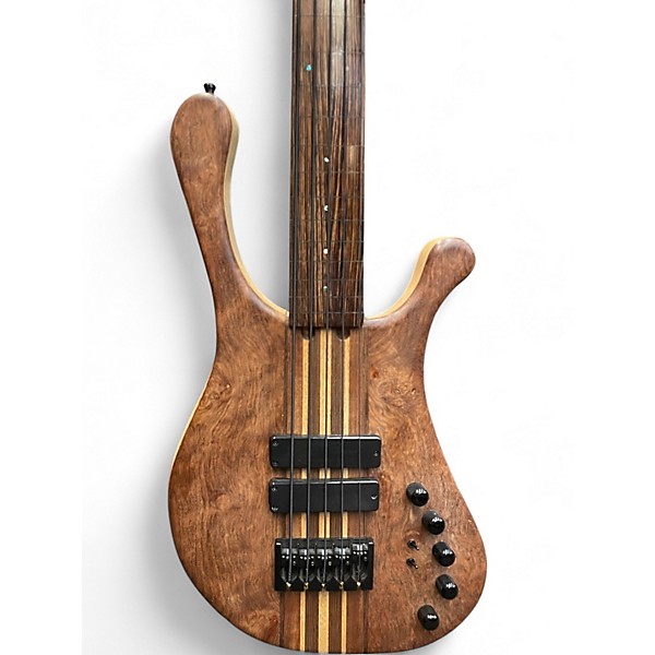 Used J Worrell HALF N HALF Natural Electric Bass Guitar