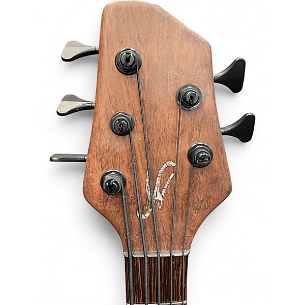 Used J Worrell HALF N HALF Natural Electric Bass Guitar