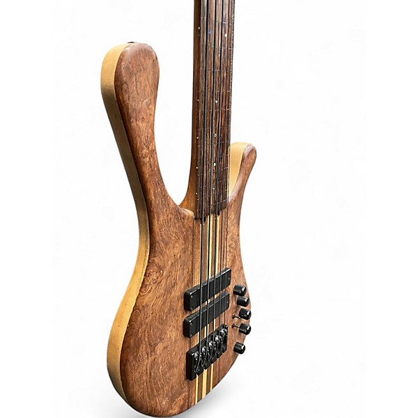 Used J Worrell HALF N HALF Natural Electric Bass Guitar