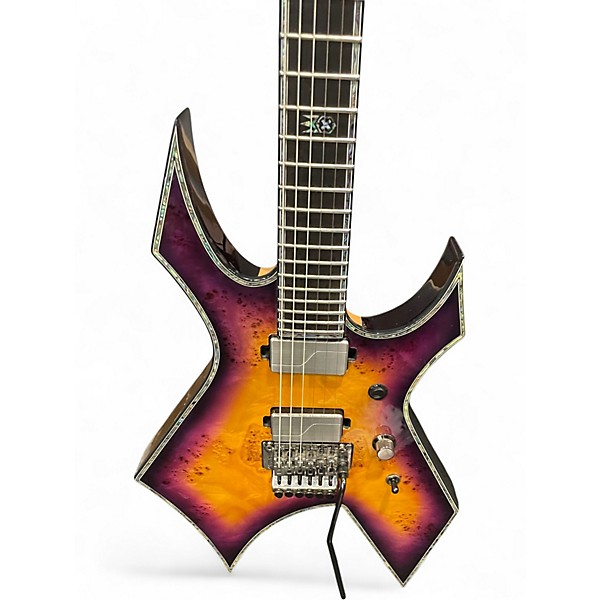 Used B.C. Rich Warlock Exotic Purple Haze Solid Body Electric Guitar