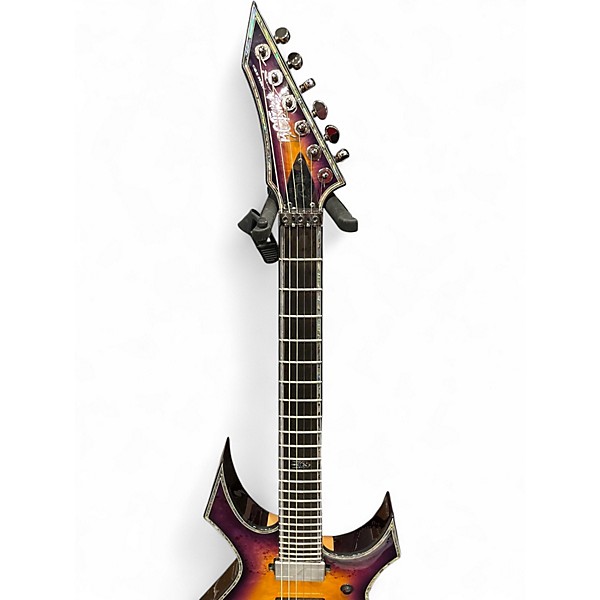Used B.C. Rich Warlock Exotic Purple Haze Solid Body Electric Guitar