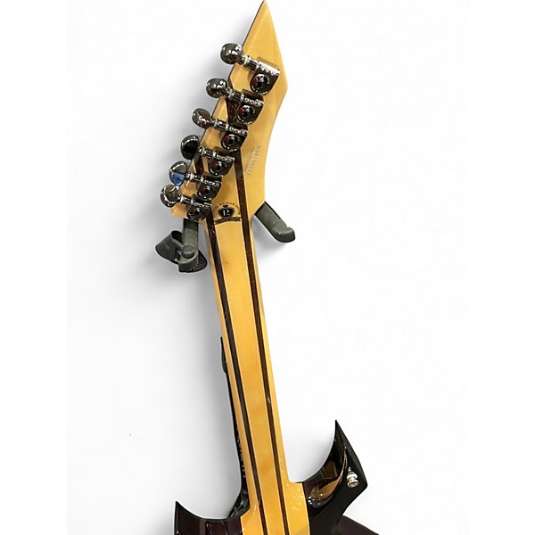 Used B.C. Rich Warlock Exotic Purple Haze Solid Body Electric Guitar