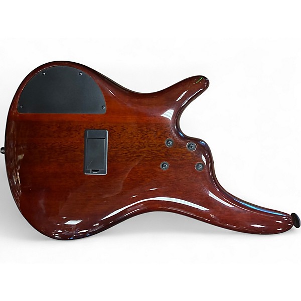 Used Ibanez SR400 Trans Amber Electric Bass Guitar