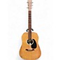 Used Martin DX2E Natural Acoustic Electric Guitar thumbnail
