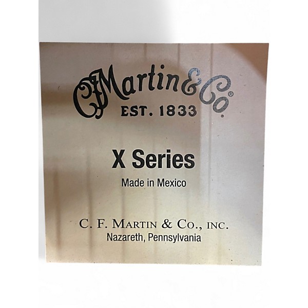 Used Martin DX2E Natural Acoustic Electric Guitar