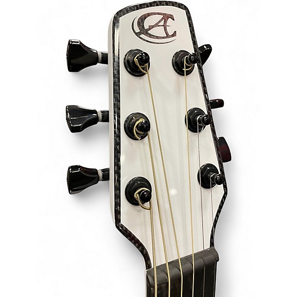 Used Composite Acoustics CARGO HG Arctic White Acoustic Electric Guitar