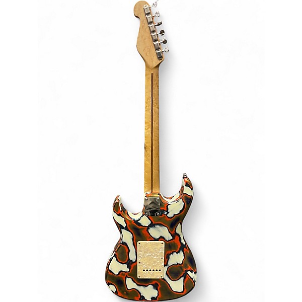 Used Grosh Retro Classic tie dye Solid Body Electric Guitar