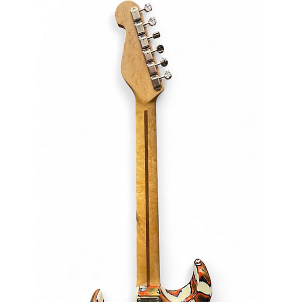 Used Grosh Retro Classic tie dye Solid Body Electric Guitar