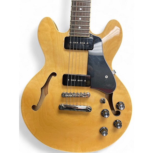 Used Epiphone ES339 P90 PRO Blonde Hollow Body Electric Guitar
