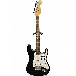 Used 2025 Squier Stratocaster HSS MATTE BLACK Solid Body Electric Guitar
