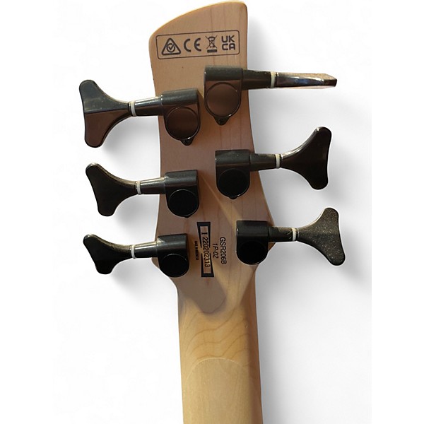 Used Ibanez GSR206 6 String Walnut Electric Bass Guitar