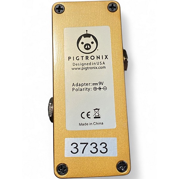 Used Pigtronix Philosophers Gold Effect Pedal