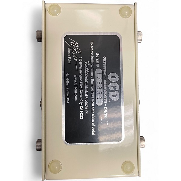 Used Fulltone OCD Obsessive Compulsive Drive Effect Pedal