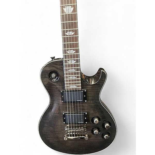 Used Charvel Desolation DS-1 ST Trans Black Solid Body Electric Guitar