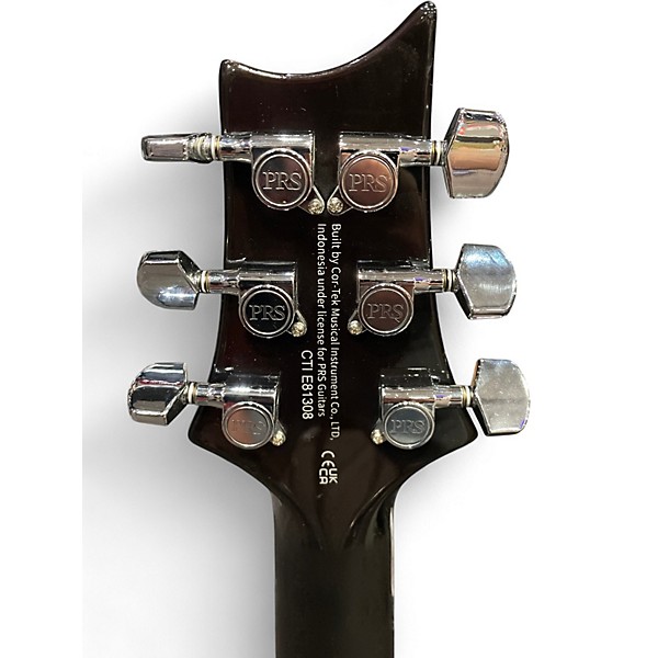 Used PRS SE Custom 24 Trans Brown Solid Body Electric Guitar