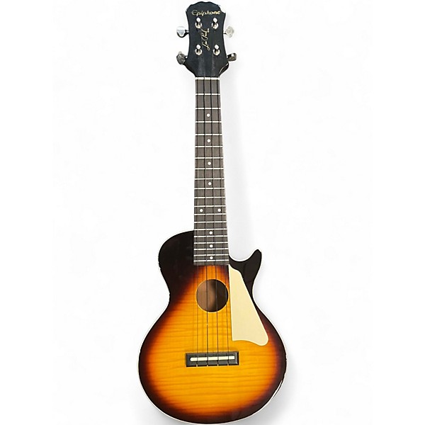 Used Epiphone Les Paul Acoustic-Electric Concert 2 Tone Sunburst Ukulele