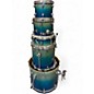 Used Mapex 5 Piece MERIDIAN BIRCH W/ HARDWARE BLUE FADE Drum Kit