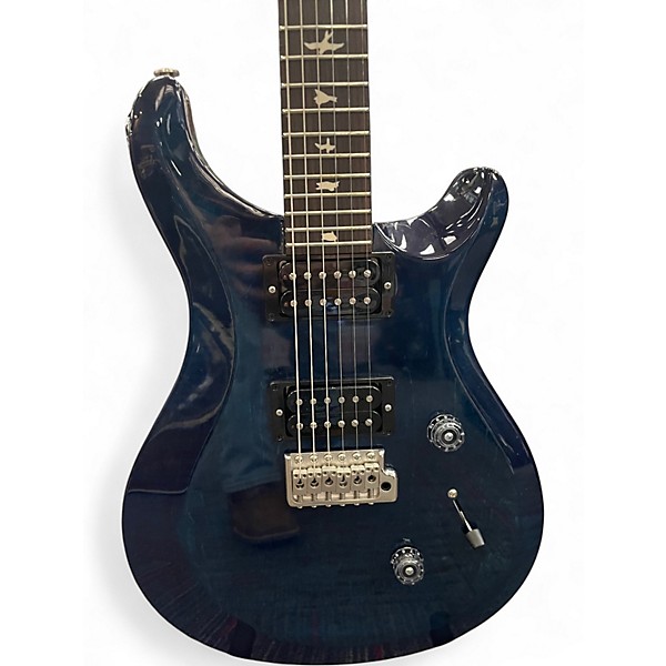 Used PRS S2 Custom 24 Trans Blue Solid Body Electric Guitar