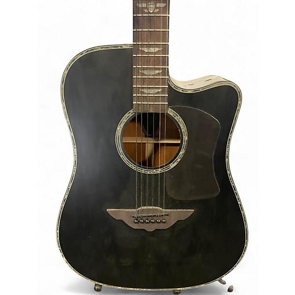 Used Keith Urban Limited Edition Black Label Black Acoustic Electric Guitar