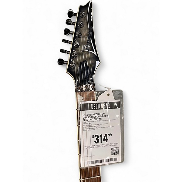 Used Ibanez RG4EX1 Charcoal Solid Body Electric Guitar