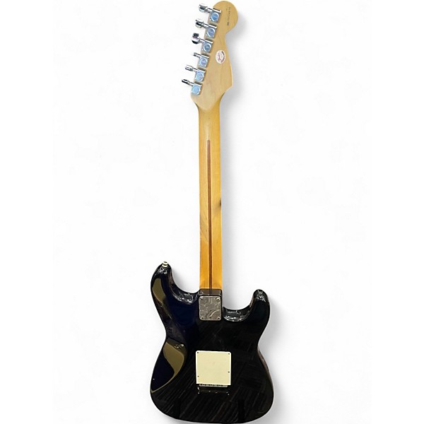 Used Fender American Standard Stratocaster Left Handed black Electric Guitar